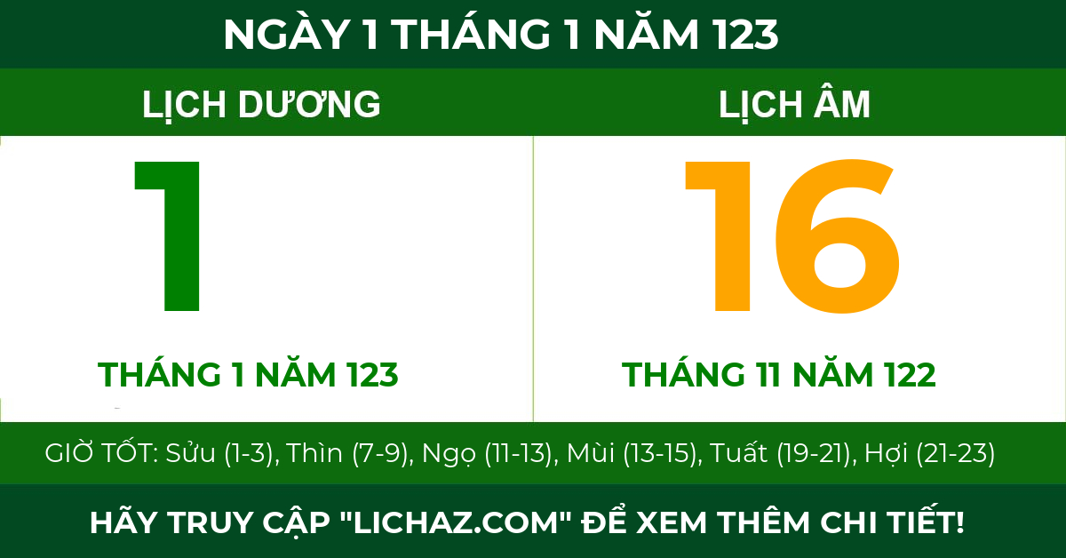 lịch âm ngày 1 tháng 1 năm 123