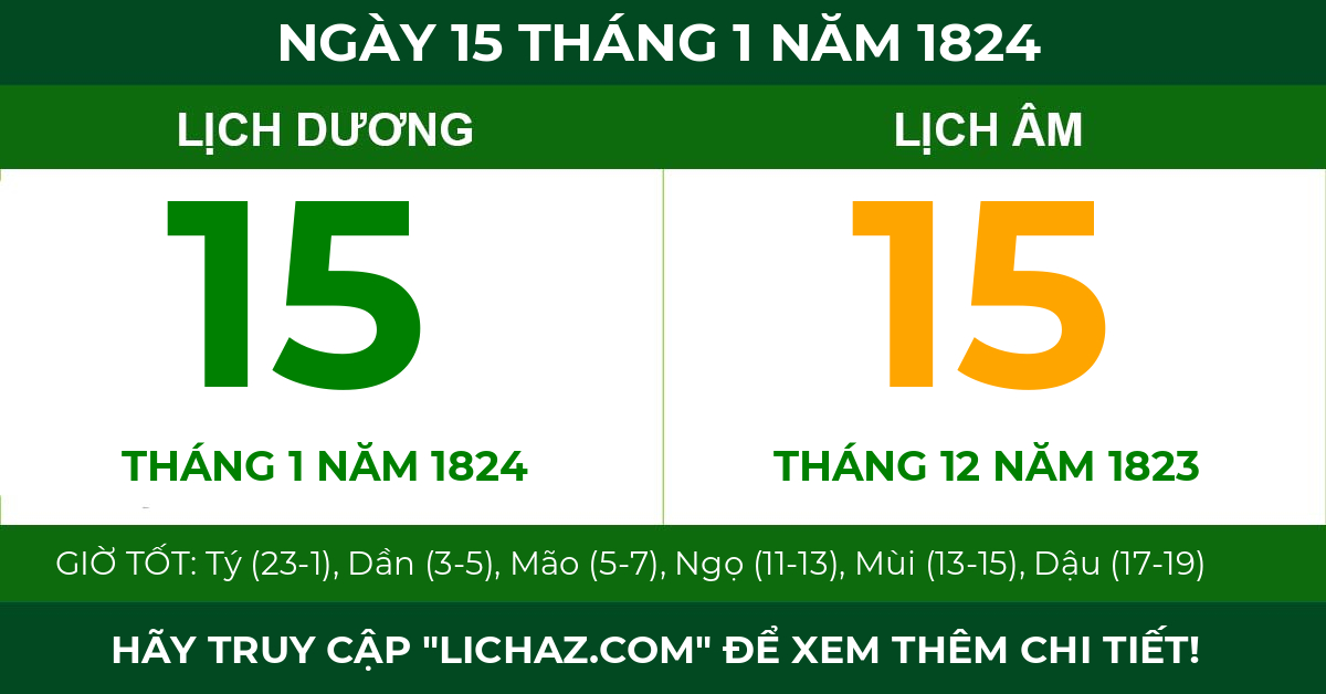 lịch âm ngày 15 tháng 1 năm 1824
