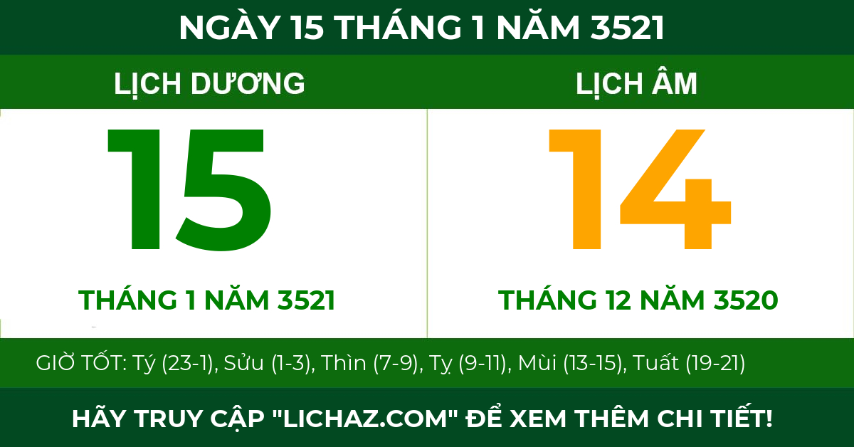 lịch âm ngày 15 tháng 1 năm 3521