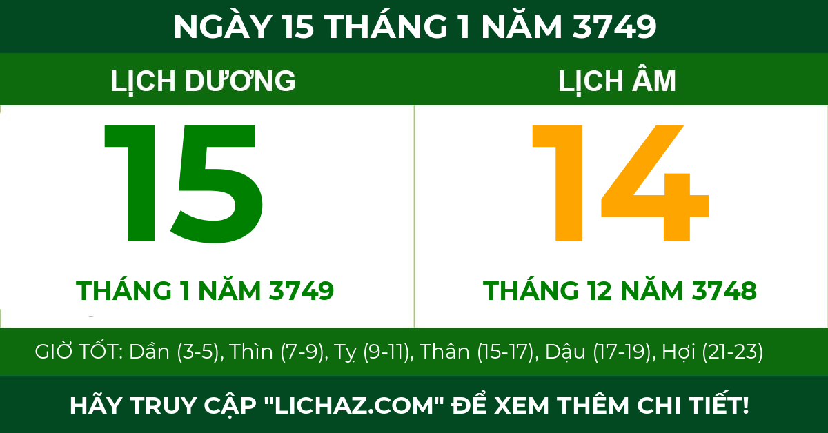 lịch âm ngày 15 tháng 1 năm 3749