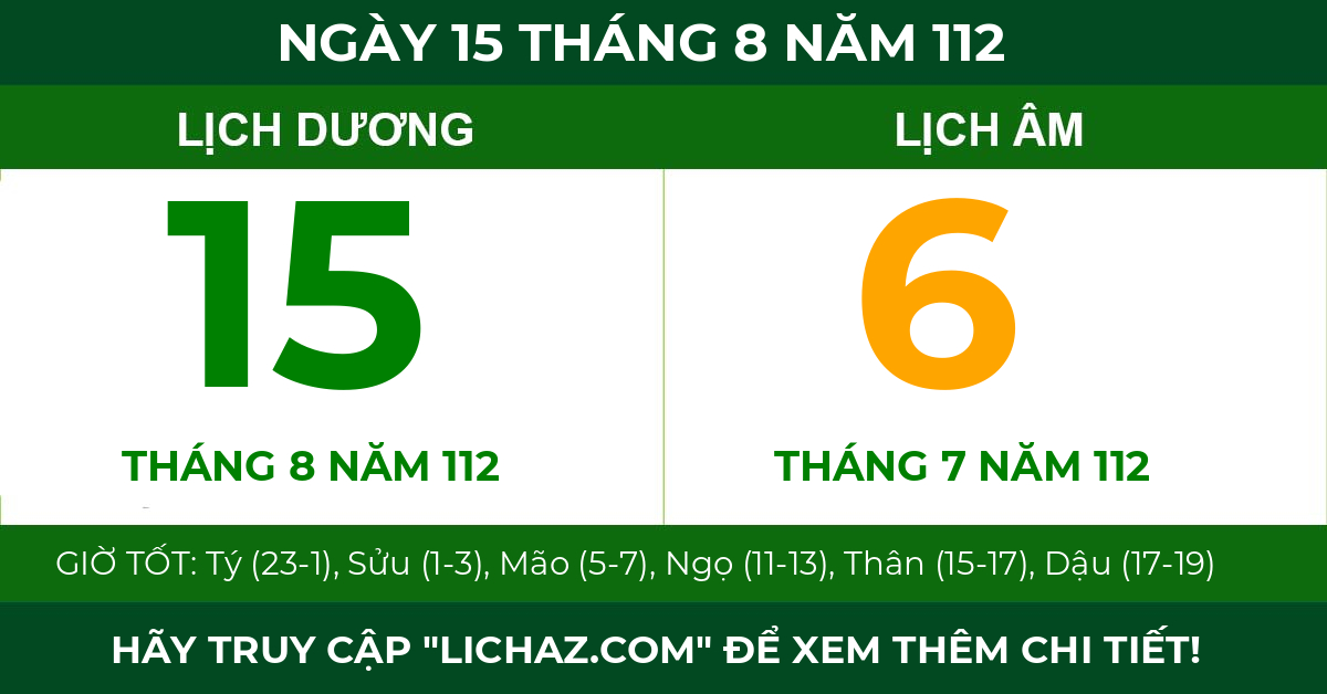 lịch âm ngày 15 tháng 8 năm 112