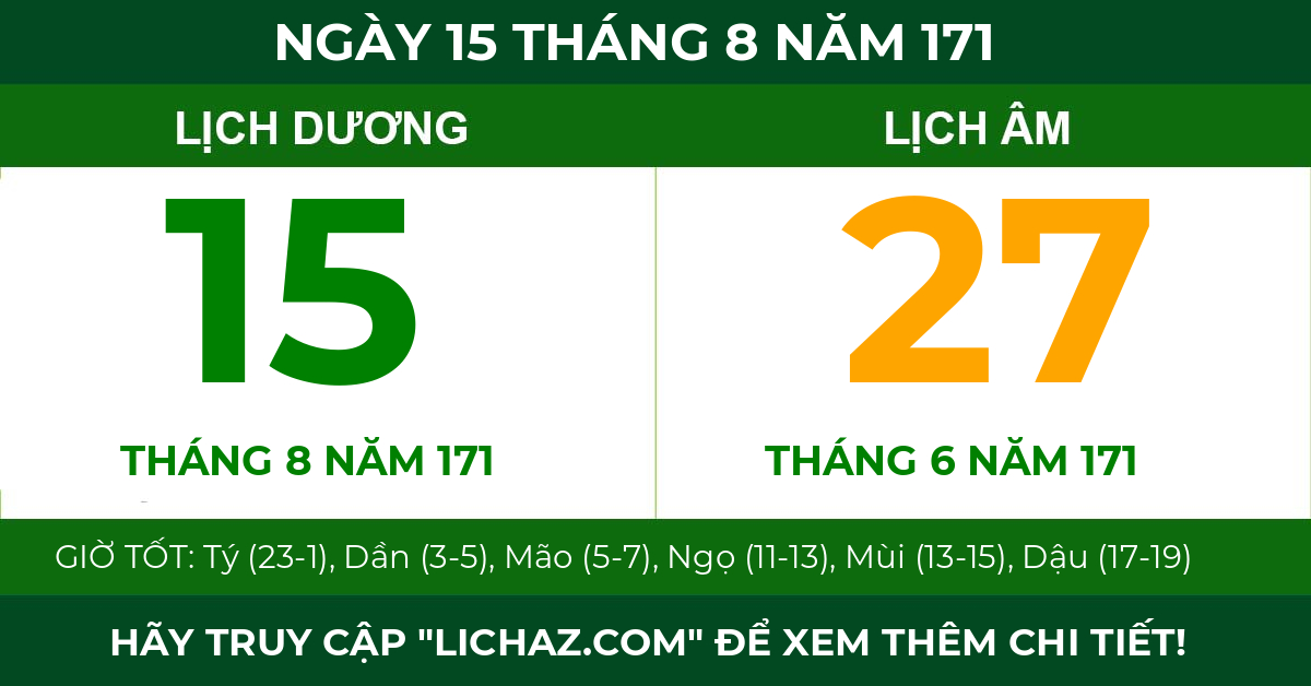 lịch âm ngày 15 tháng 8 năm 171