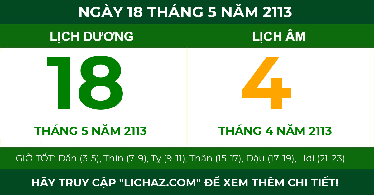 lịch âm ngày 18 tháng 5 năm 2113