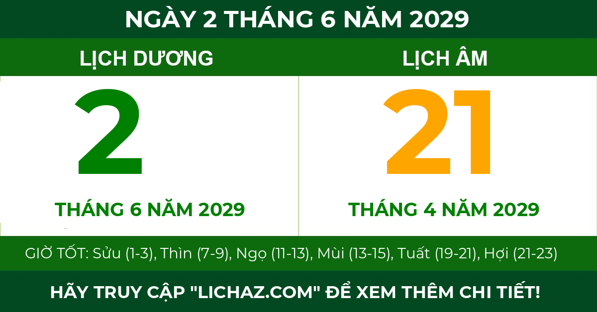lịch âm ngày 2 tháng 6 năm 2029