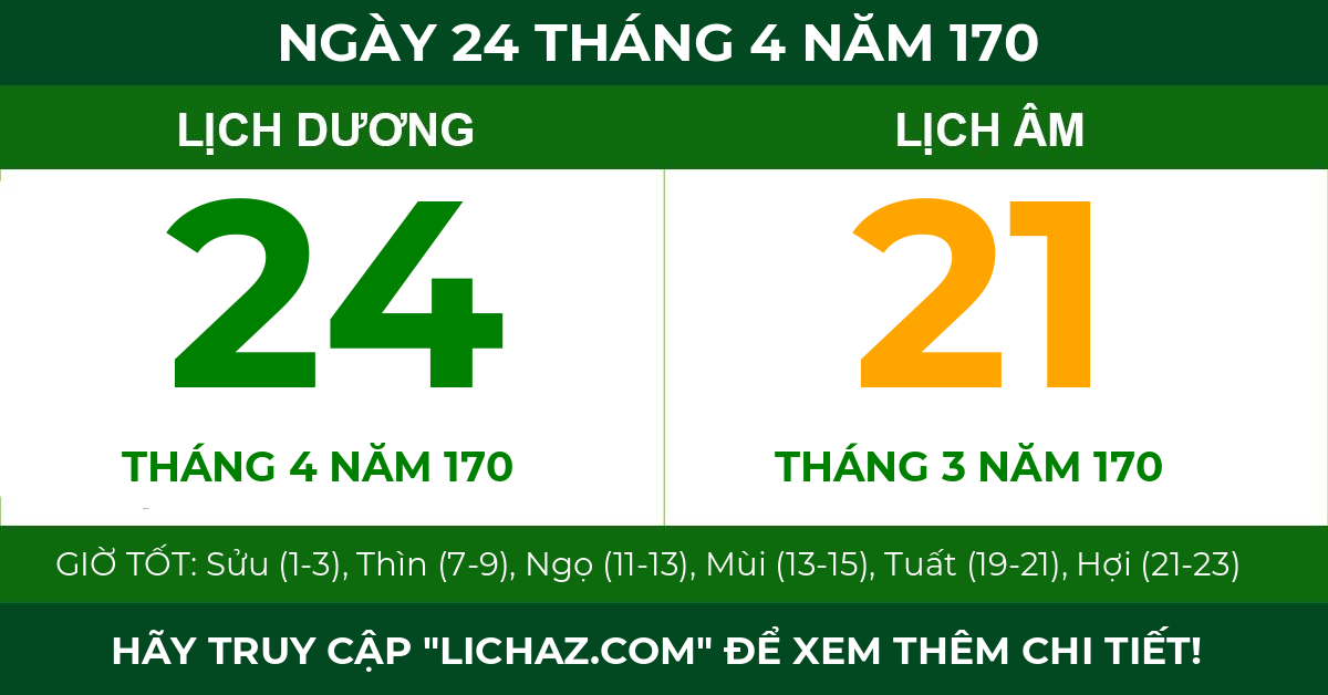lịch âm ngày 24 tháng 4 năm 170