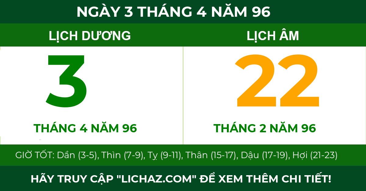 lịch âm ngày 3 tháng 4 năm 96
