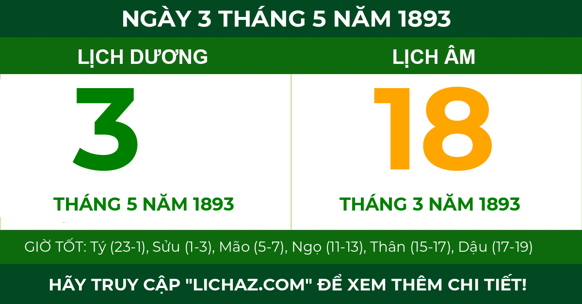 lịch âm ngày 3 tháng 5 năm 1893