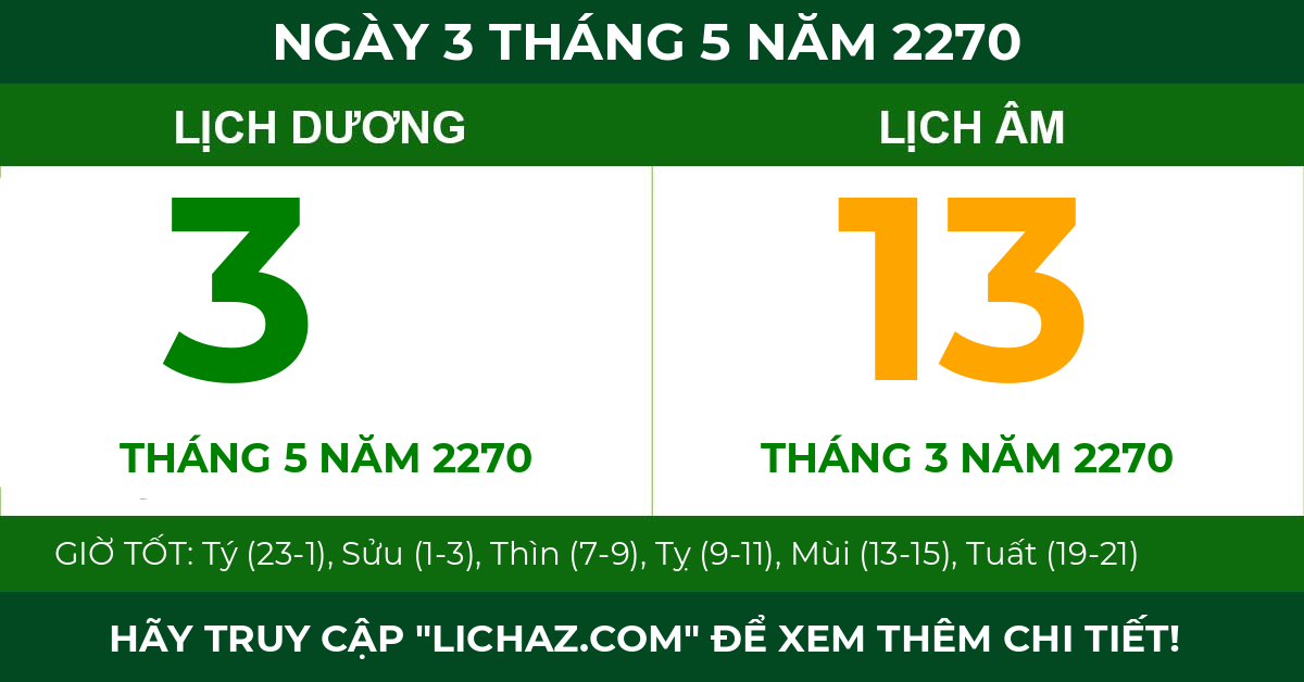 lịch âm ngày 3 tháng 5 năm 2270