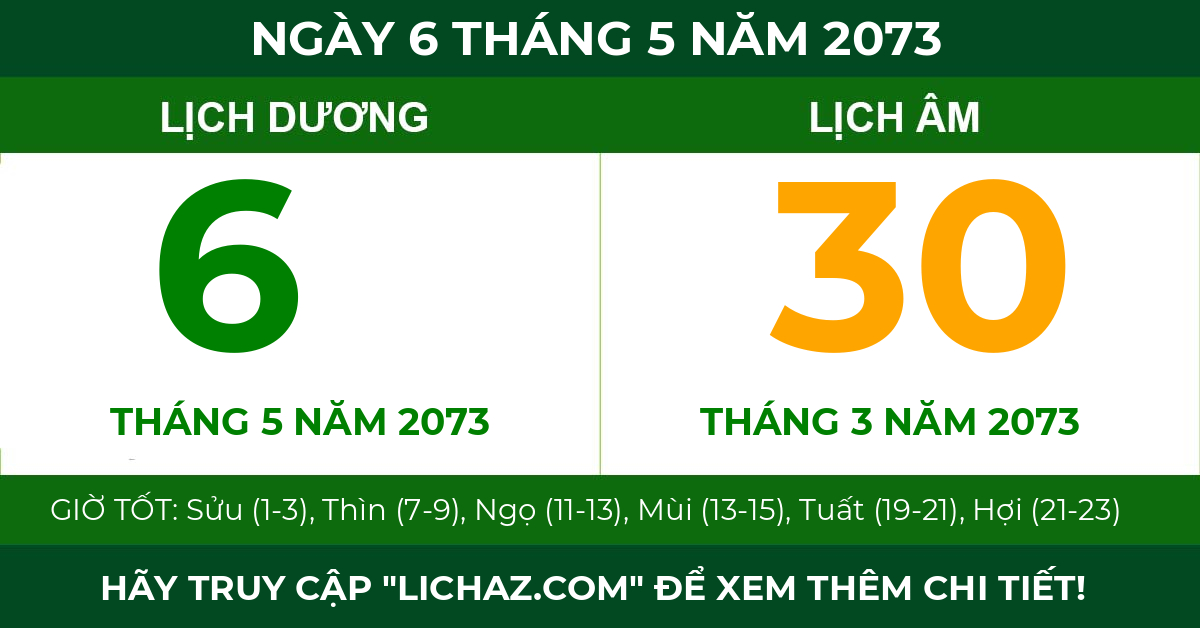 lịch âm ngày 6 tháng 5 năm 2073