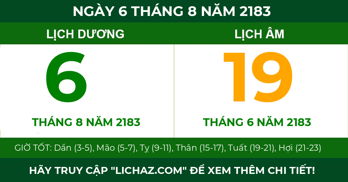 lịch âm ngày 6 tháng 8 năm 2183