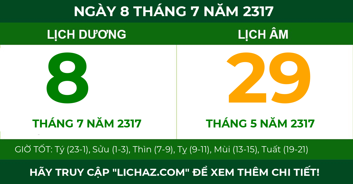 lịch âm ngày 8 tháng 7 năm 2317