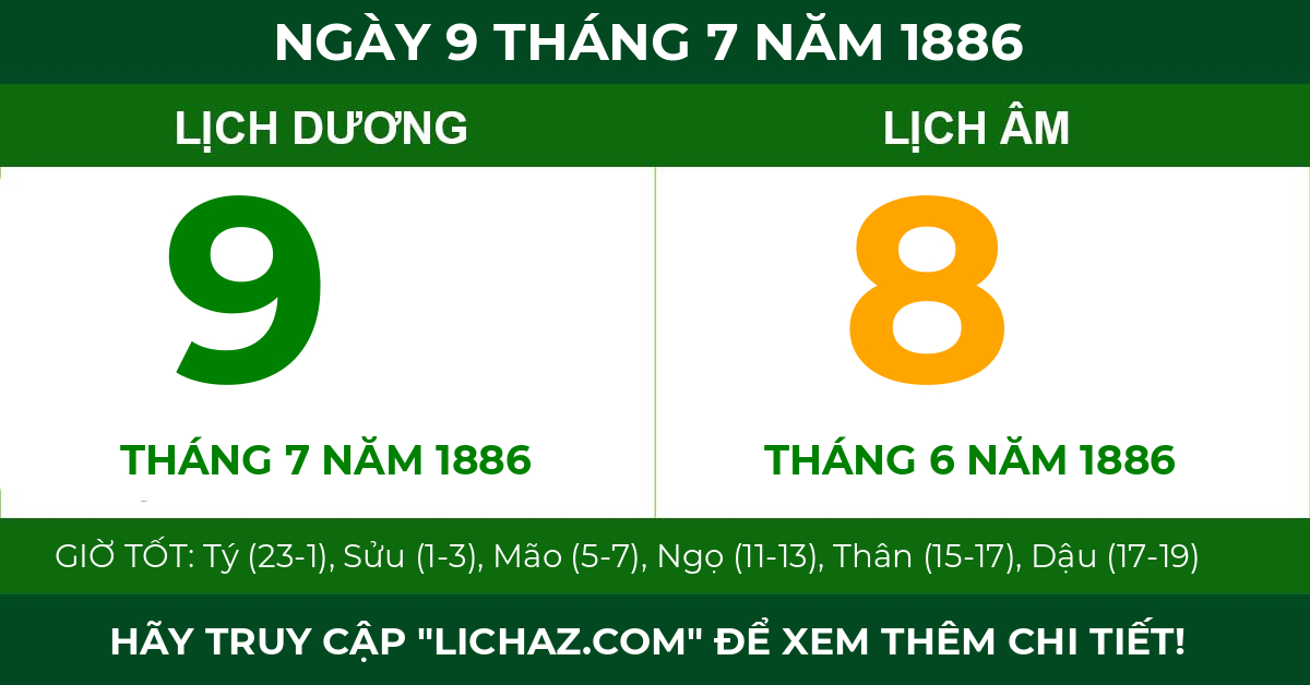 lịch âm ngày 9 tháng 7 năm 1886